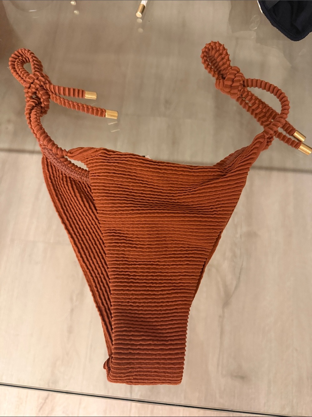Vix Paula Hermanny Side Tie Bikini  size small NEW